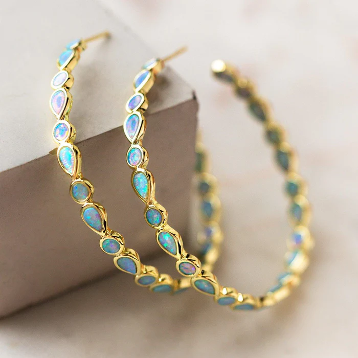Celeste™ | Elegante goldene Kreise-Ohrringe