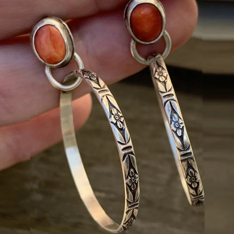 Seraphina™ | Vintage Boho Onyx Ohrringe