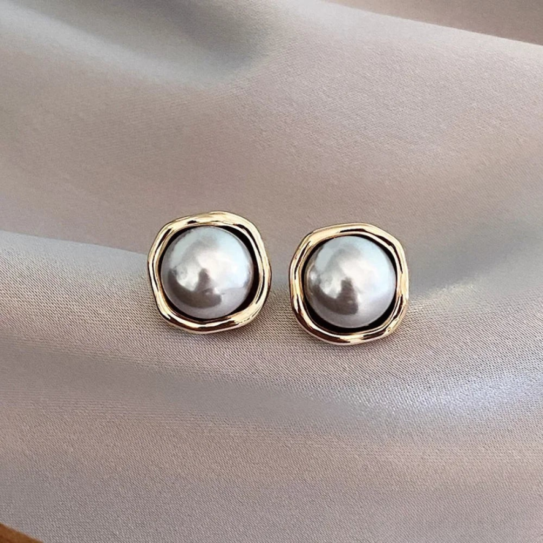 Arabella™ | Elegante schwarze Perlenohrringe