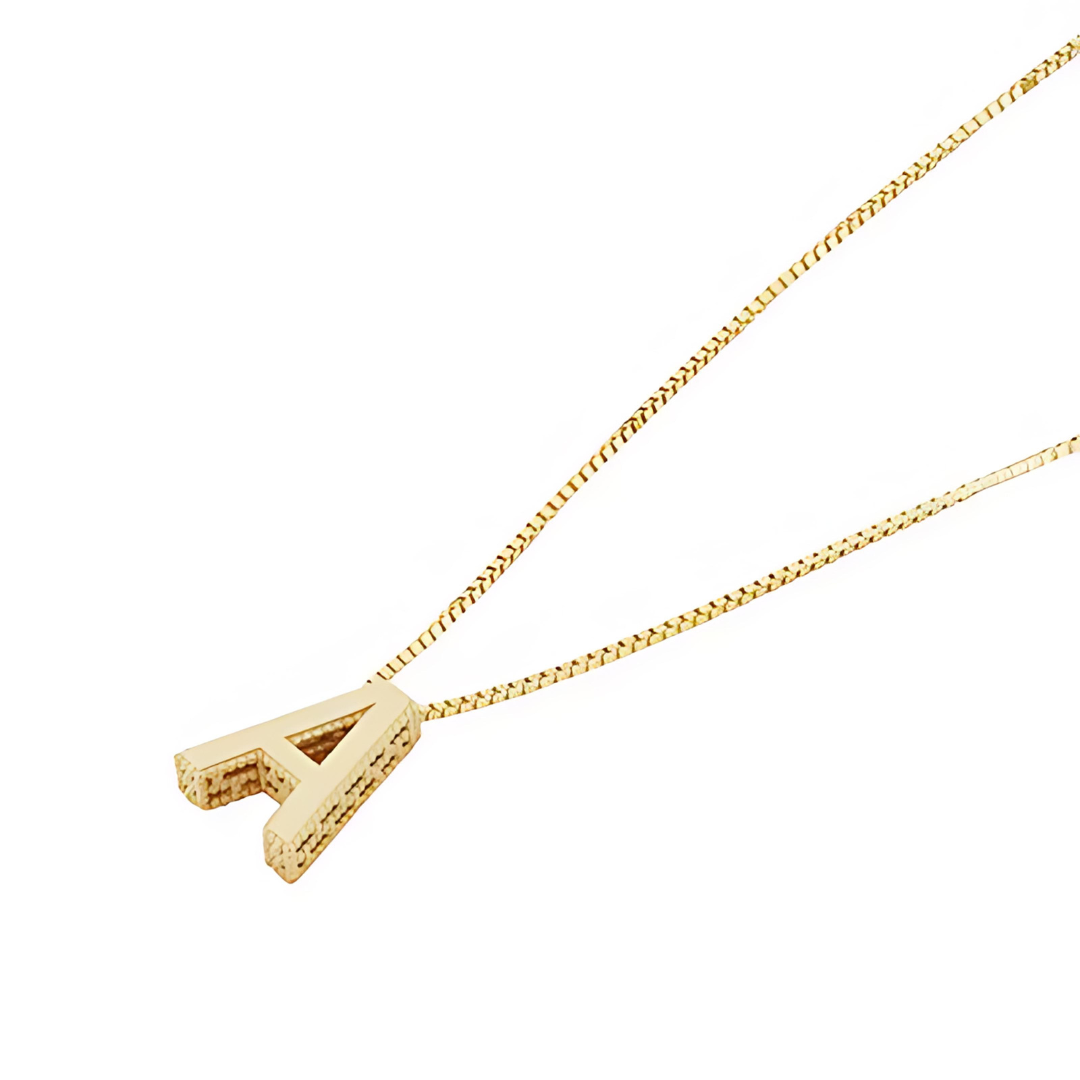 LoveNote™ | Goldene Buchstaben-Halskette