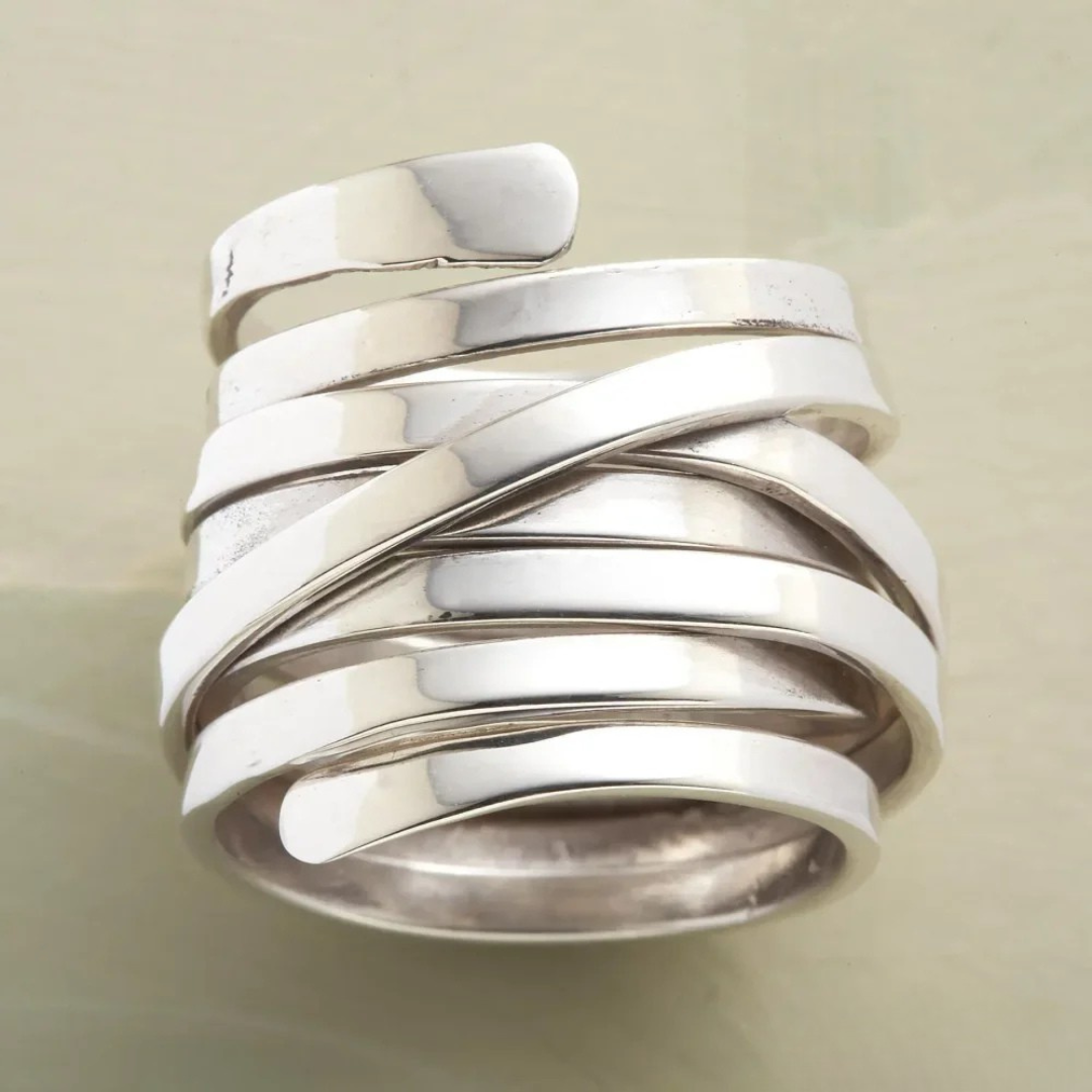 Apollo™ | Dicke Silberlagerring
