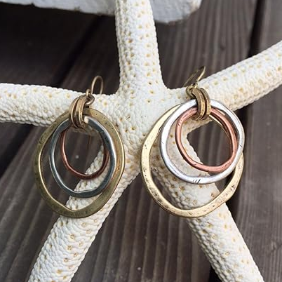 Aurora™ | Gold- und Silber-Vintage-Ohrringe